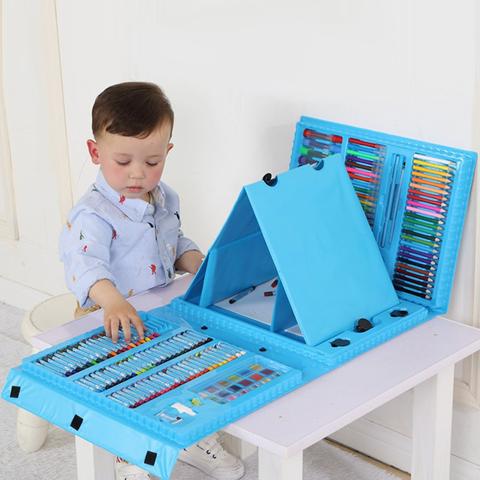 CreativeJoy™ - 6-in-1 Art Set with Painting Tools & Vibrant Colors
