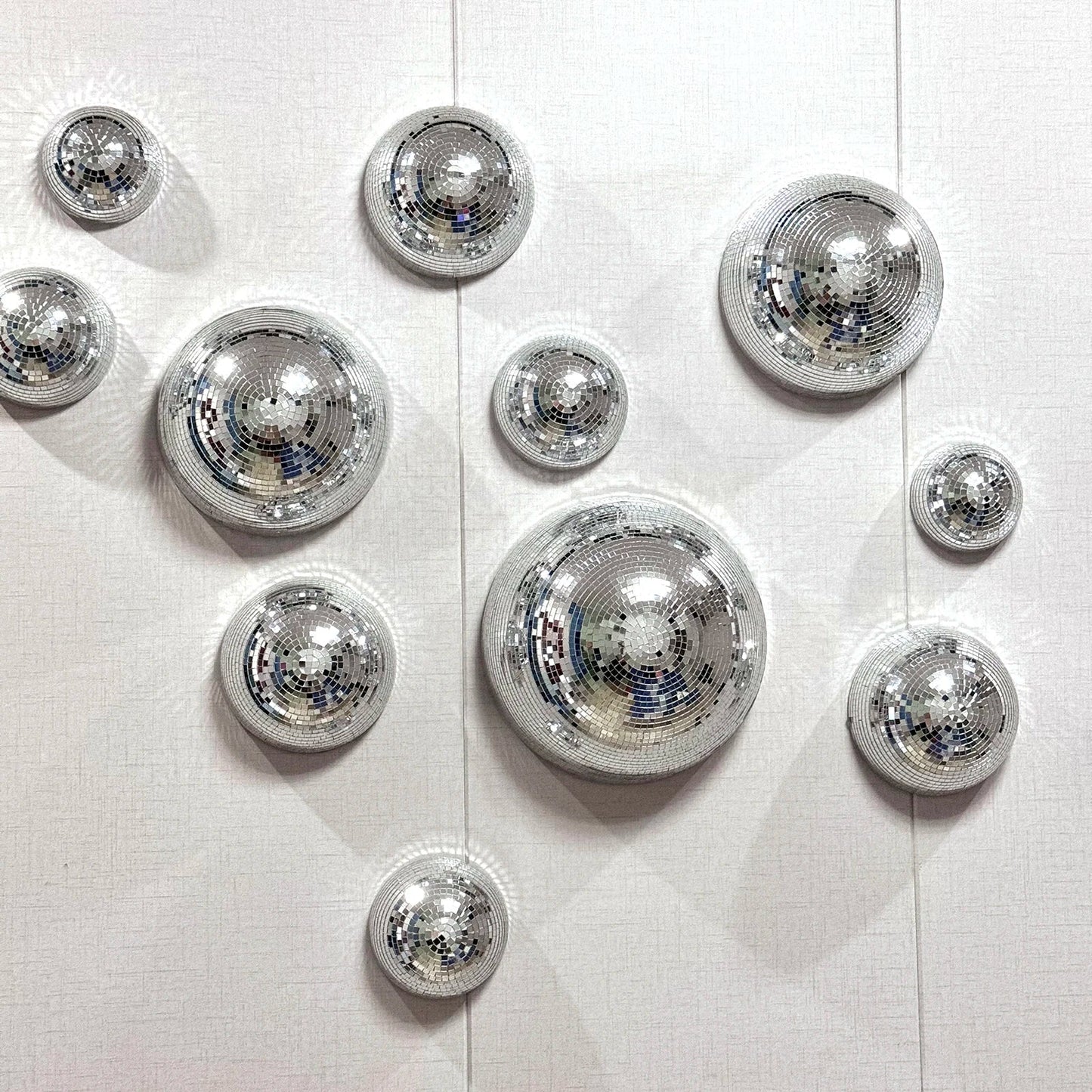 Retro Disco Ball Mirror Wall Decor for Party Vibes