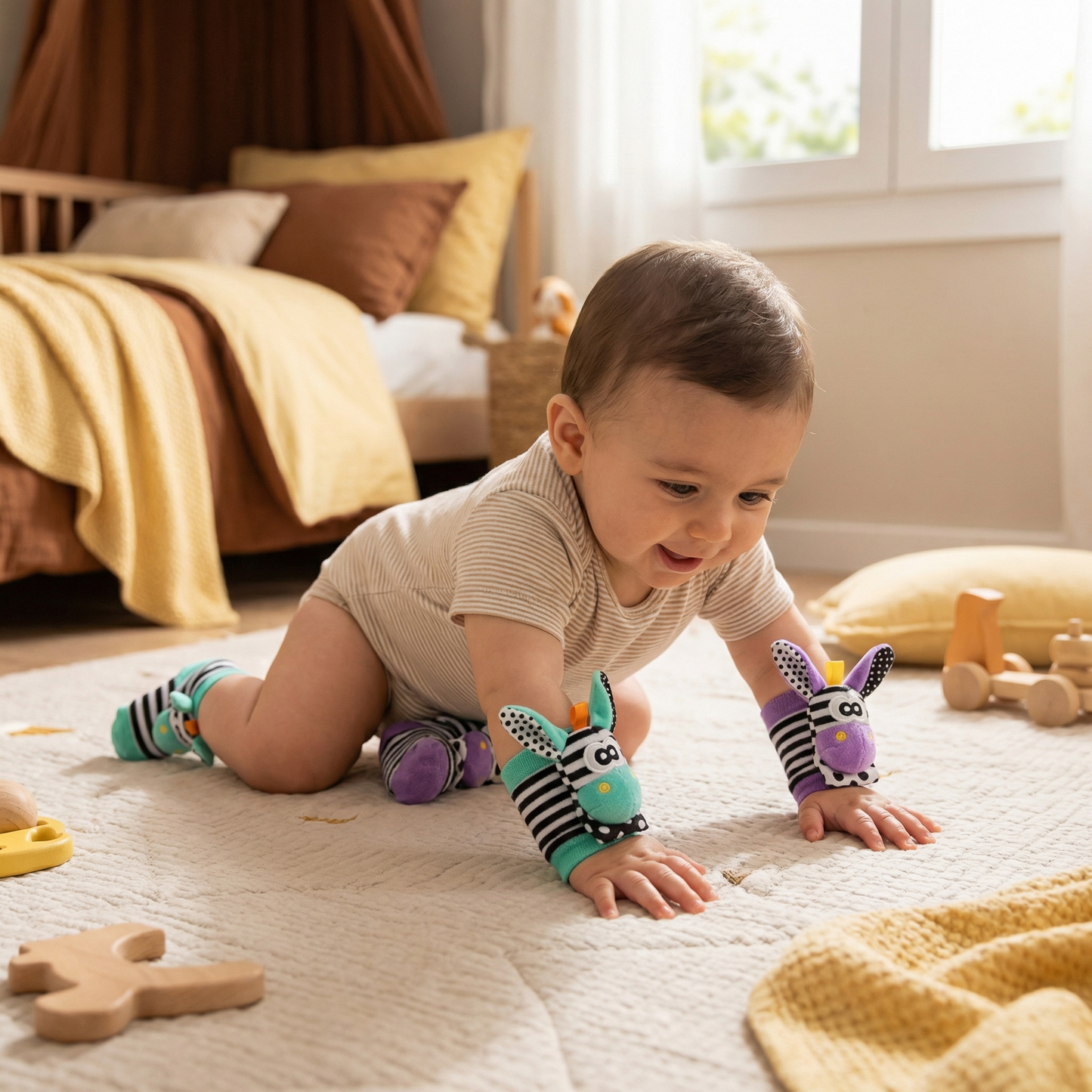 TinyTots WiggleWear - Boost Baby’s Motor Skills and Sensory Development