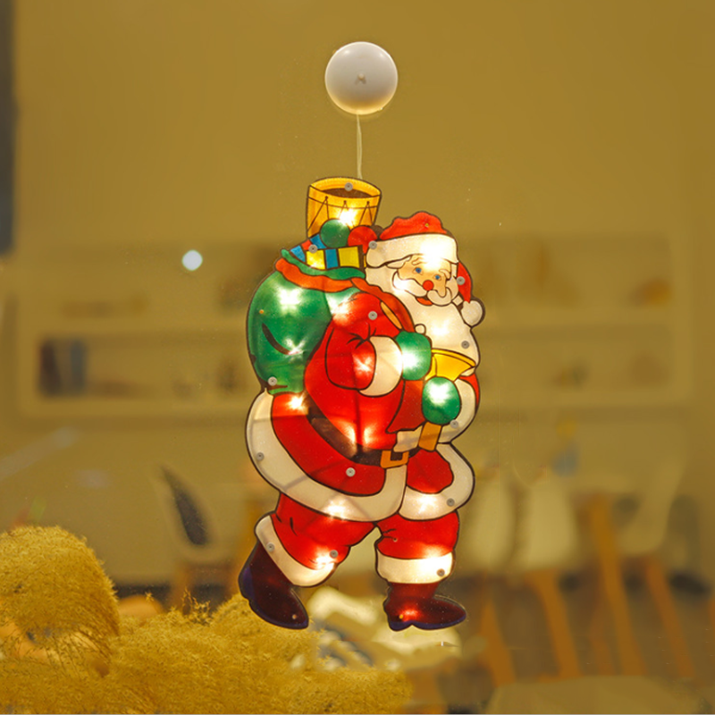 1+1 FREE | Festive Christmas Window Hanging Lights for Holiday Decor
