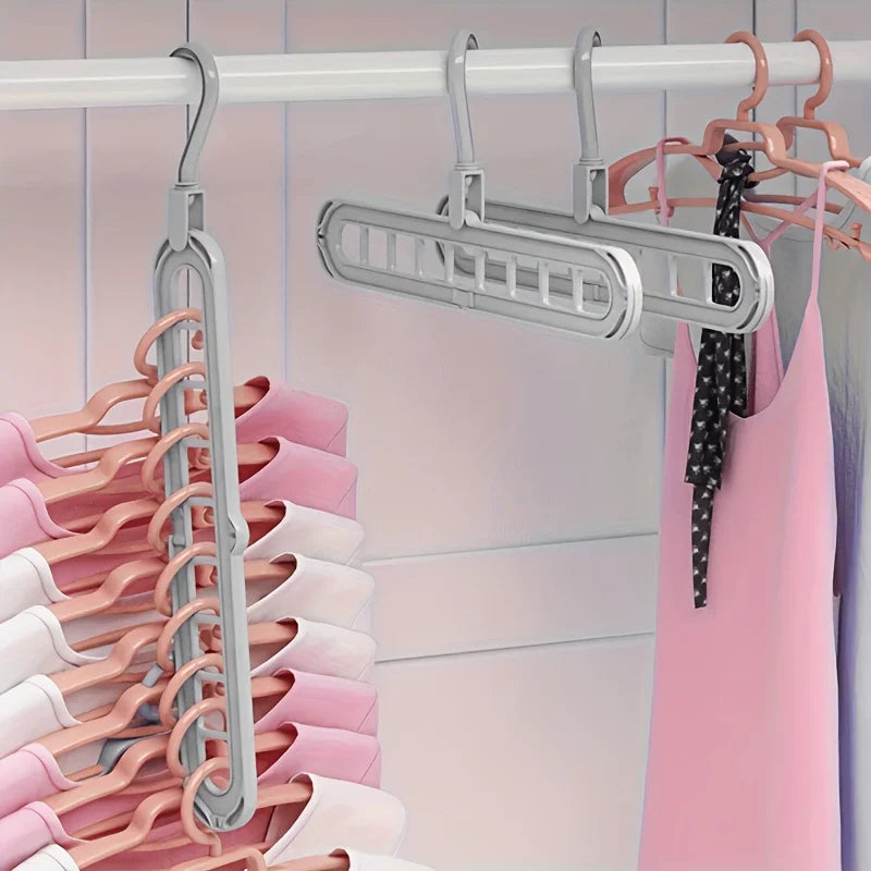 Hanglee™ - Space-Saving 9-Hole Foldable Closet Hangers
