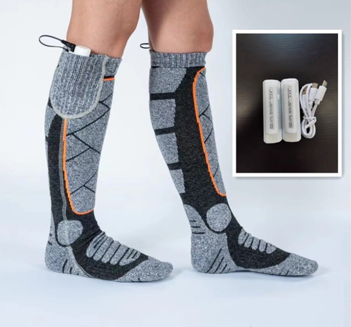 Nolan™ - Rechargeable Heated Socks for All-Day Warmth