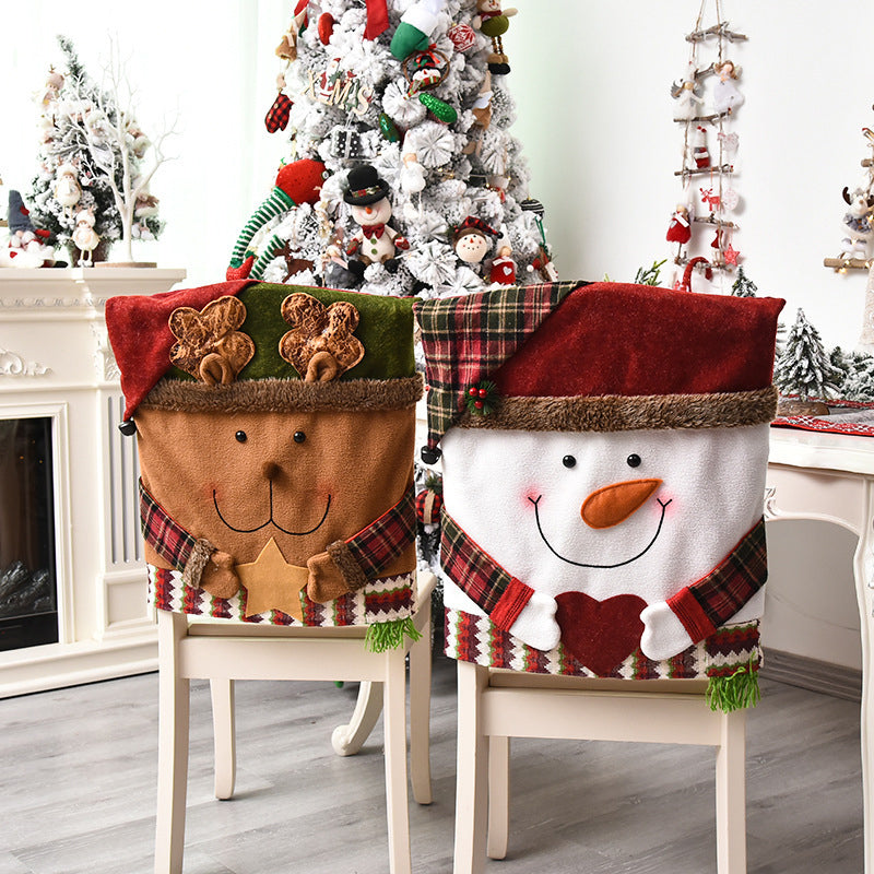 MerrySeat™ - Festive Holiday Chair Covers for Christmas Decor