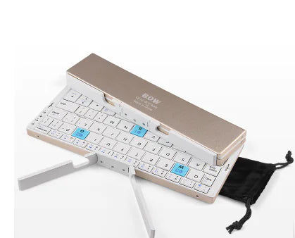TechEase™ - Portable Foldable Bluetooth Keyboard with Stand