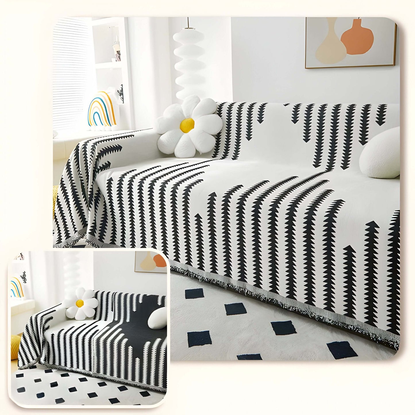 HomeEase™ - Reversible Chenille Sofa Cover for Cozy Living Room Style