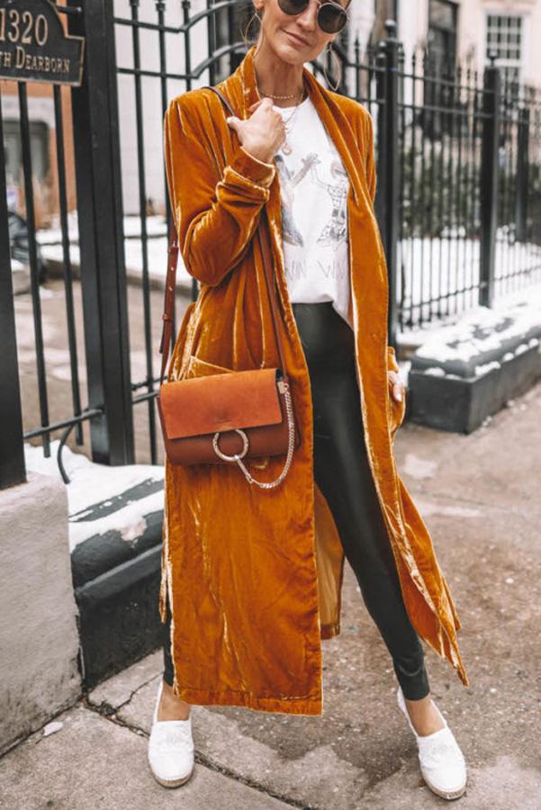 Velvet Kimono Coat for Cozy Stylish Layers
