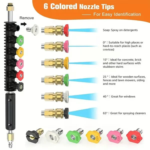 PowerExtend™ - Heavy Duty Telescoping Pressure Washer Wand