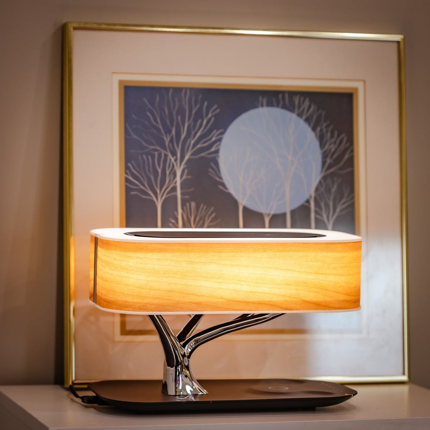 GlowNest - Declutter Your Space with Light, Music, and Wireless Charging