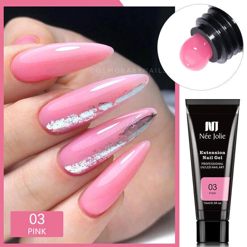 DIY Professional Polygel Nail Kit for Salon-Quality Manicures