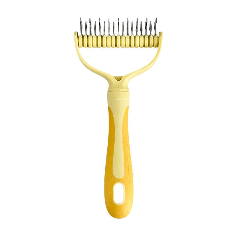 Durable Stainless Steel Detangling and Fur Care Comb