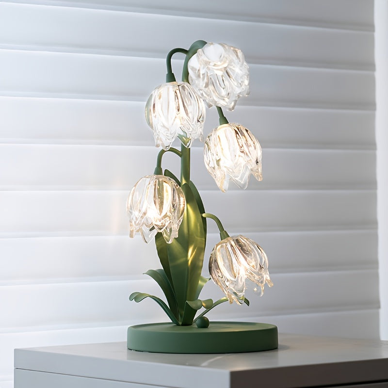 Flower-Shaped LED Table Lamp for Modern Home Decor