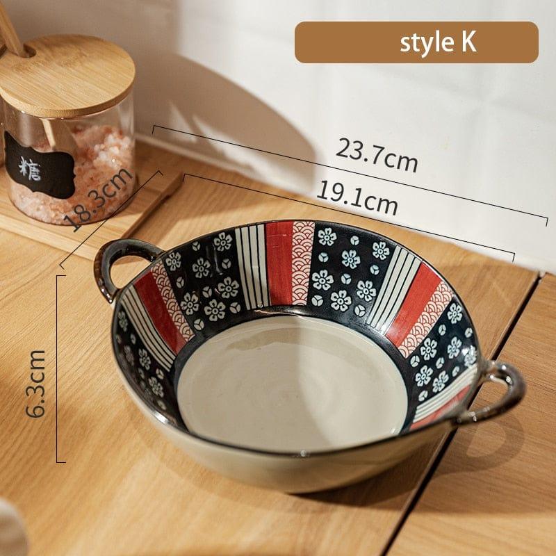 Handcrafted Ceramic Marcia Serving Bowl