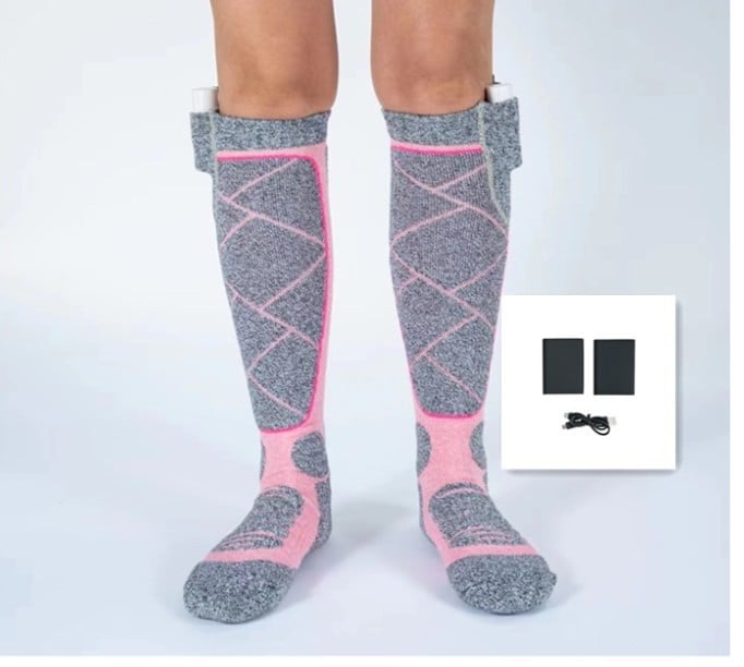 Nolan™ - Rechargeable Heated Socks for All-Day Warmth