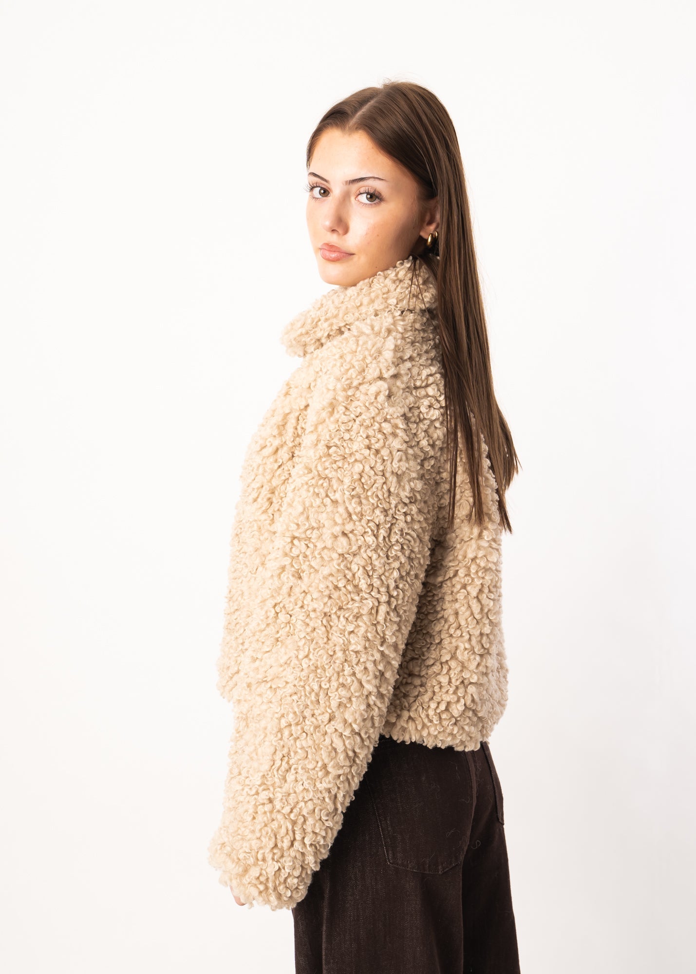 Curly Sheepskin Cozy Jacket