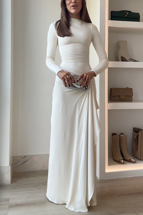 Elegant Flowy Evening Dress