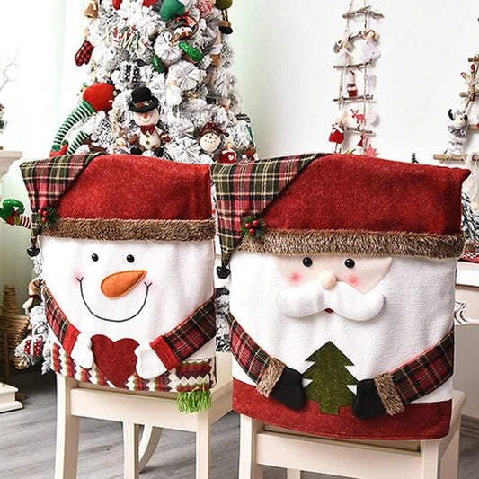 MerrySeat™ - Festive Holiday Chair Covers for Christmas Decor