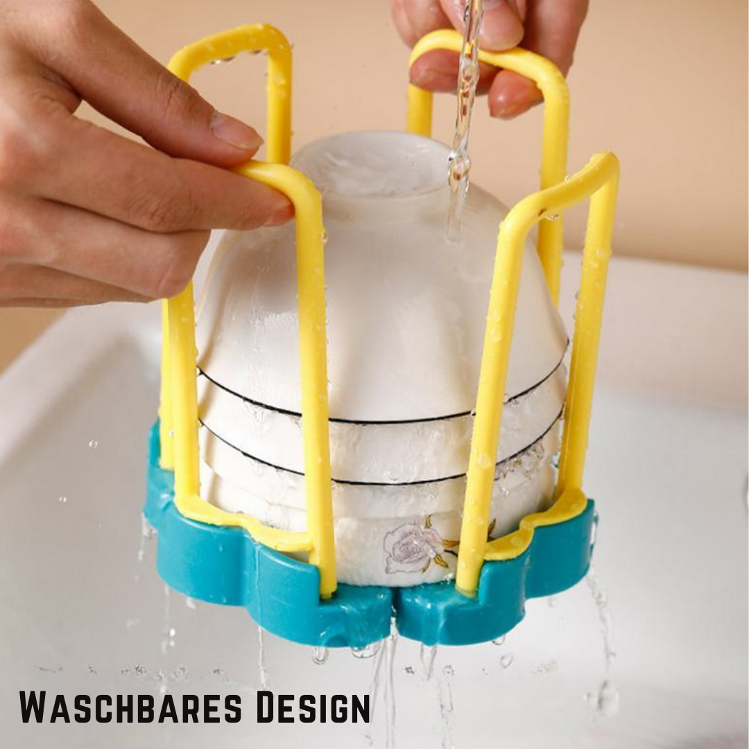 BowlStack™ - Space-Saving Retractable Kitchen Bowl Holder