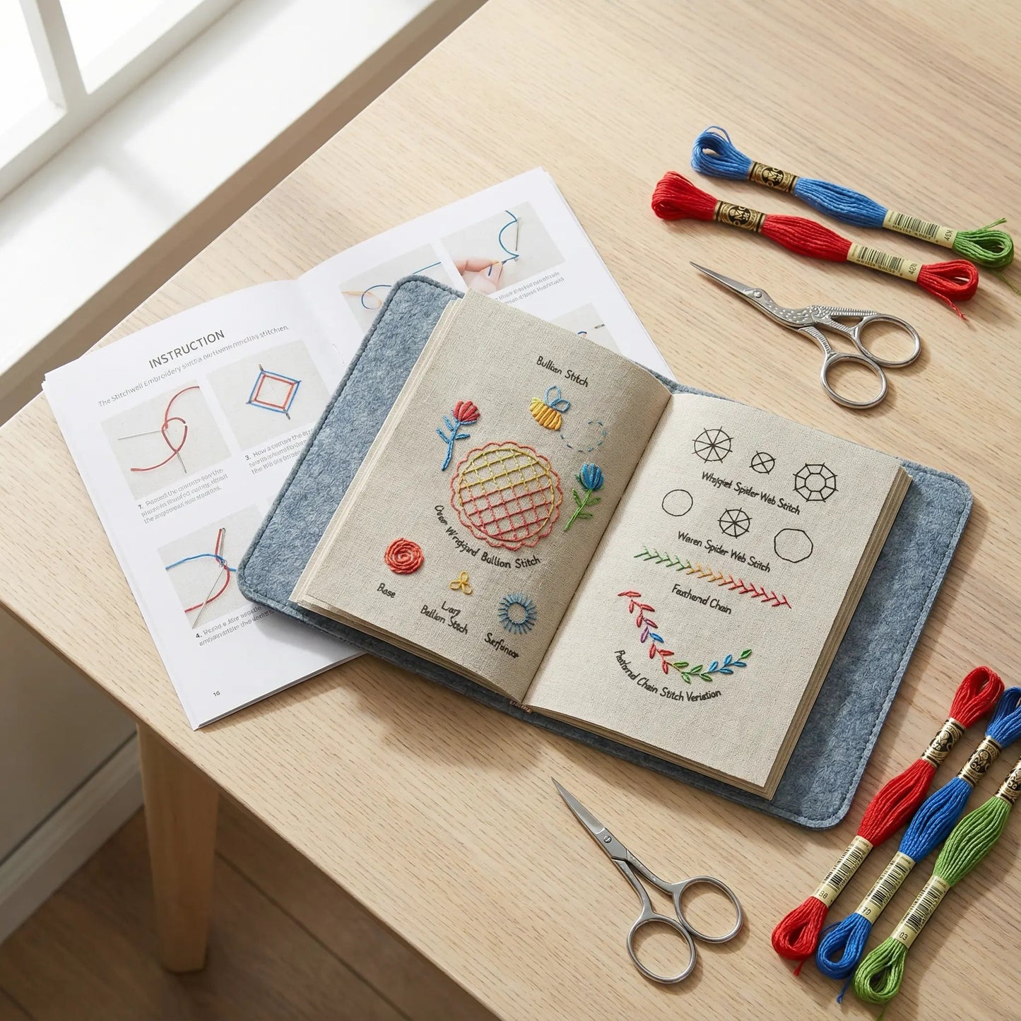 StitchCraft™ - Embroidery Handbook for Beginners
