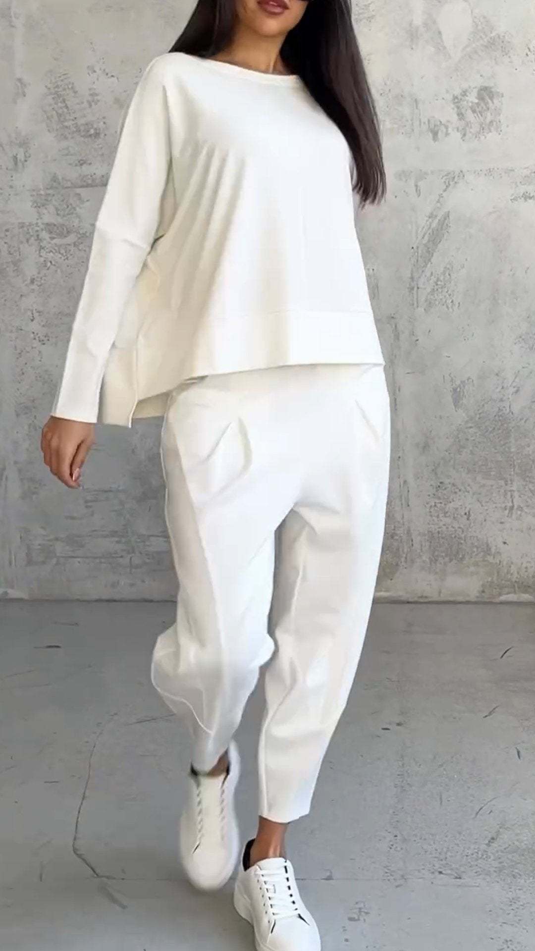 Cozy Knit Two-Piece Lounge Set