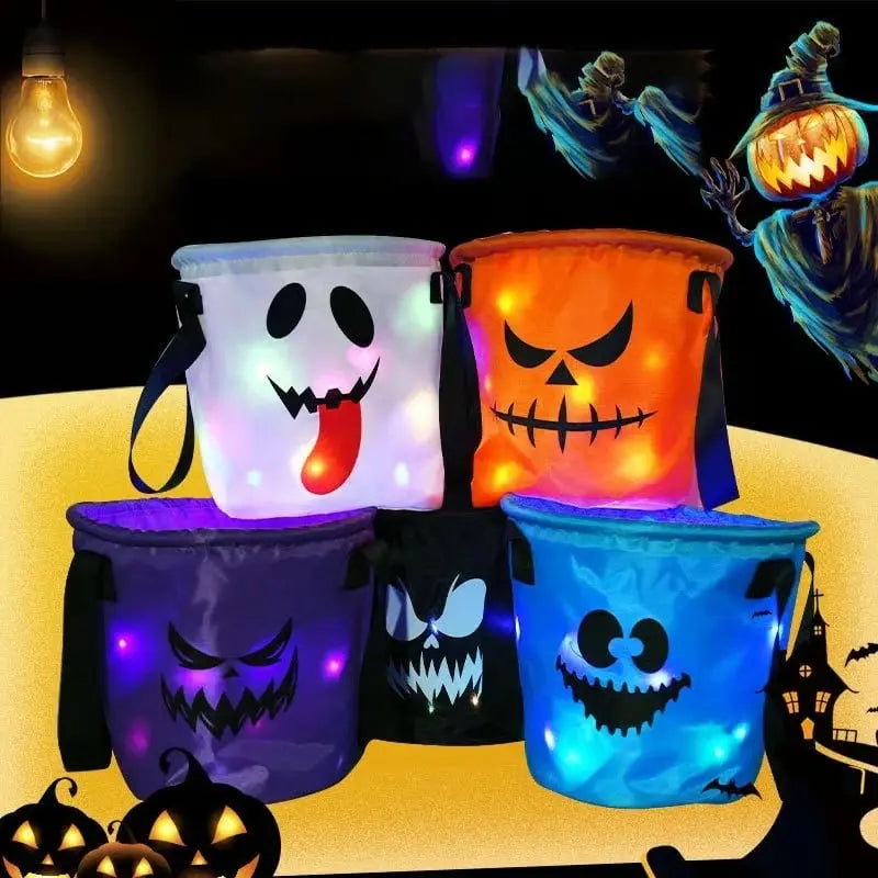 Glow-in-the-Dark Halloween Basket for Kids