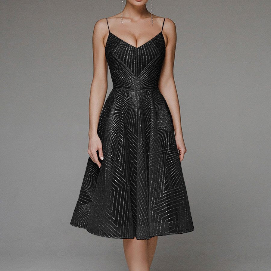 Silky Spaghetti Strap Dress for Effortless Elegance