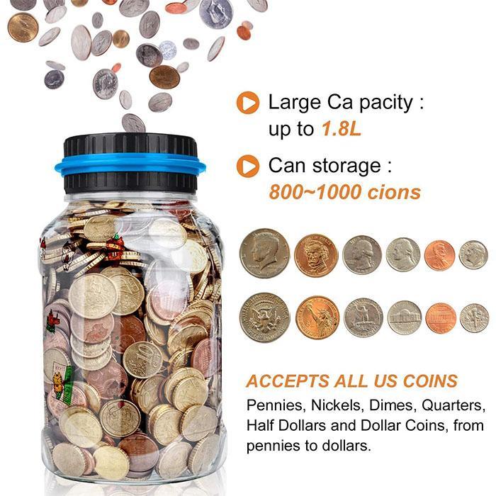 CoinBuddy™ - Fun Interactive Piggy Bank for Kids Saving Game