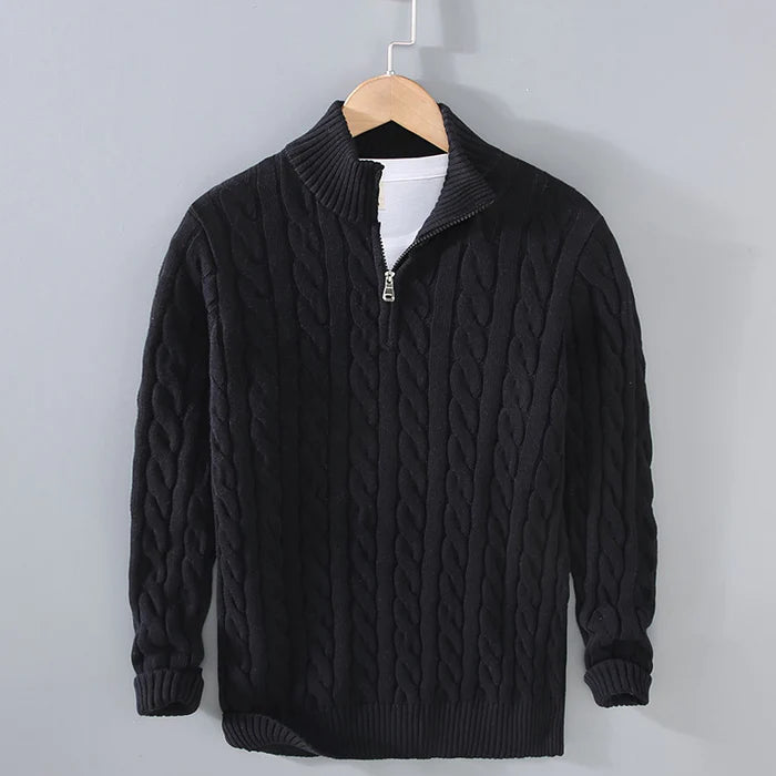 Cozy Chunky Knit Wool Sweater