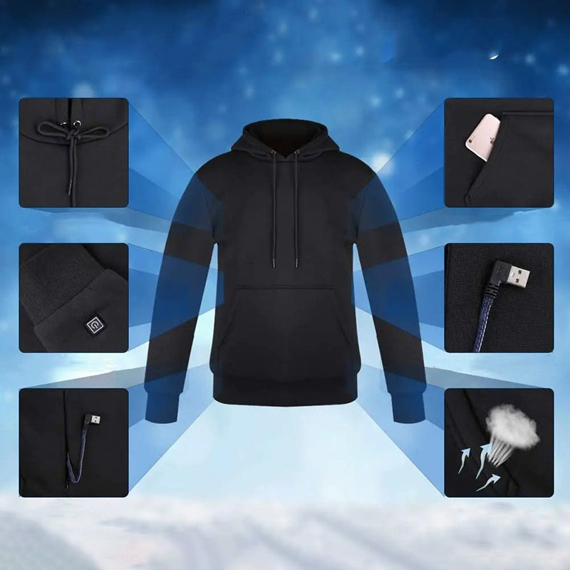 ThermoHood™ - USB Heated Hoodie Sweatshirt