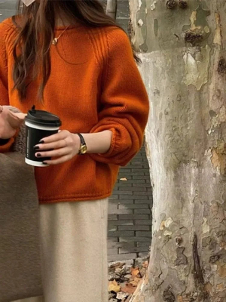 Cozy Oversized Knit Sweater for Casual Comfort