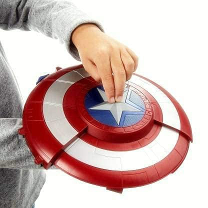 2-in-1 Captain Shield Dart Gun with Bullet Shooting Orbeez Toy