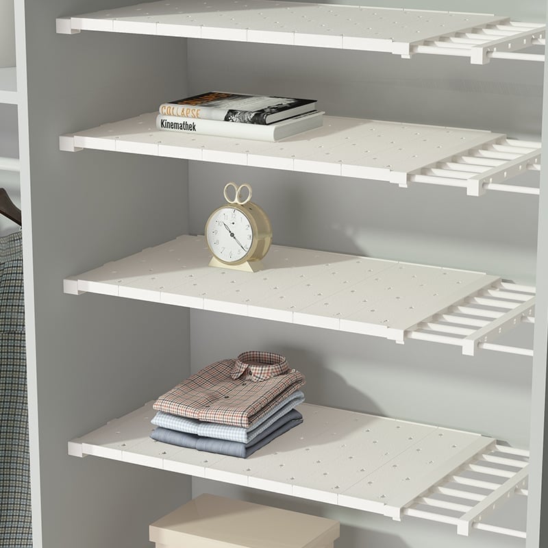 OrganizeEase™ - Expandable Closet Tension Shelf Rack