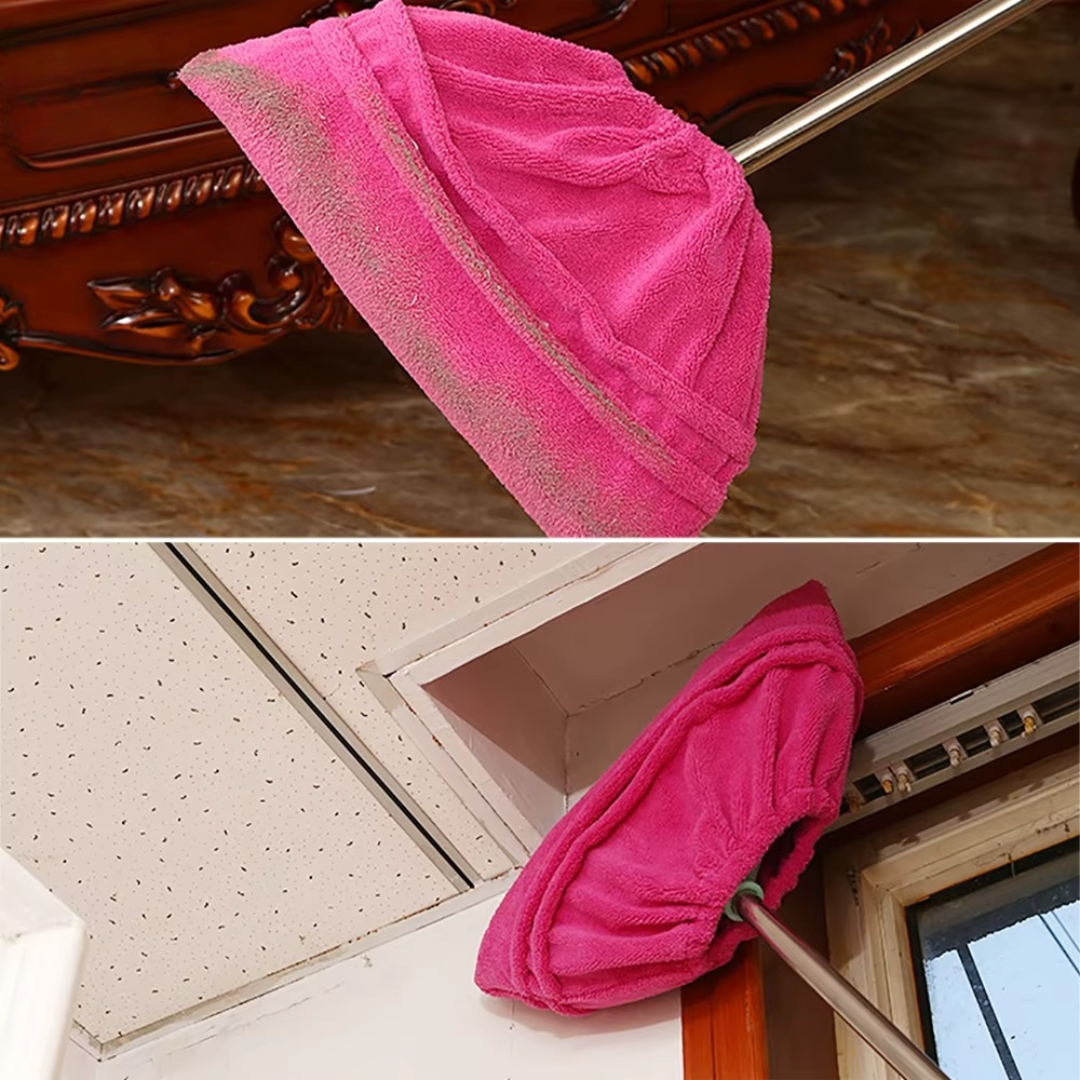 EasySweep™ - Coral Fleece Broom Covers Set