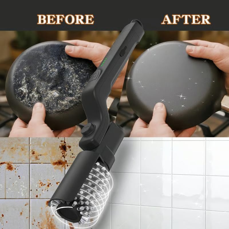 GrillPro™ - Cordless Electric BBQ Brush with Adjustable Angle