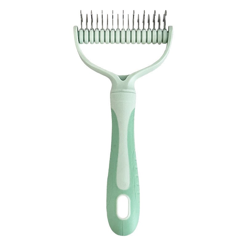 Durable Stainless Steel Detangling and Fur Care Comb