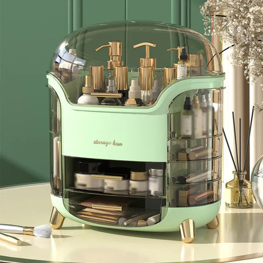 GlamEase™ Clear Cosmetic Organizer Box