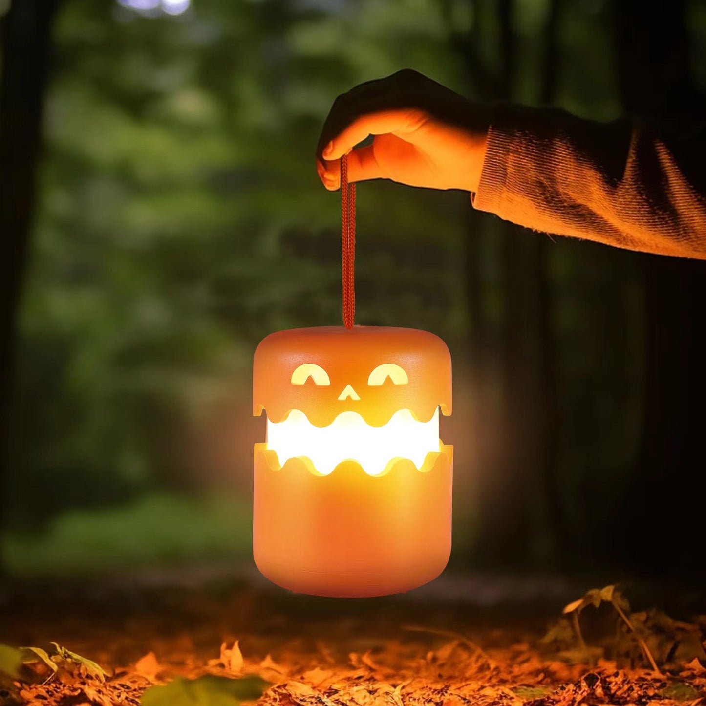 Whimsical Pumpkin Carrying Lamp for Creative Home Decor
