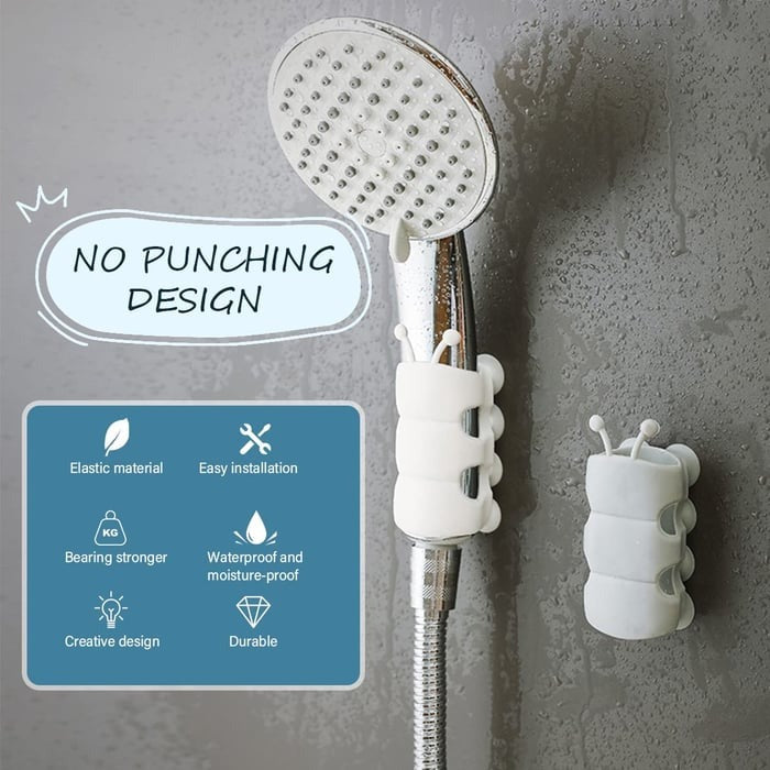 AquaGrip™ - Suction Cup Shower Head Holder