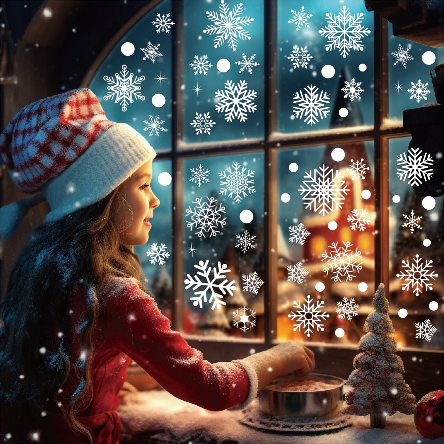 Festive Christmas Stickers Pack for Holiday Crafts & Scrapbooking