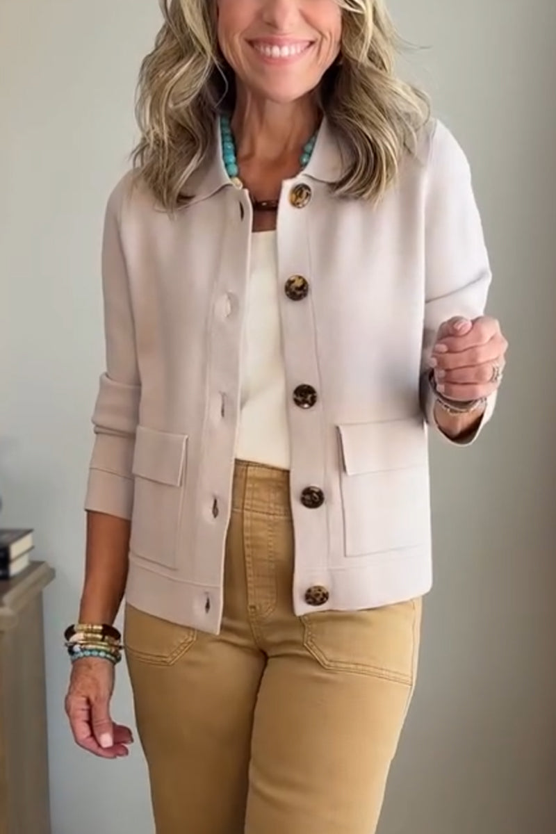 Casual Lapel Pocket Jacket