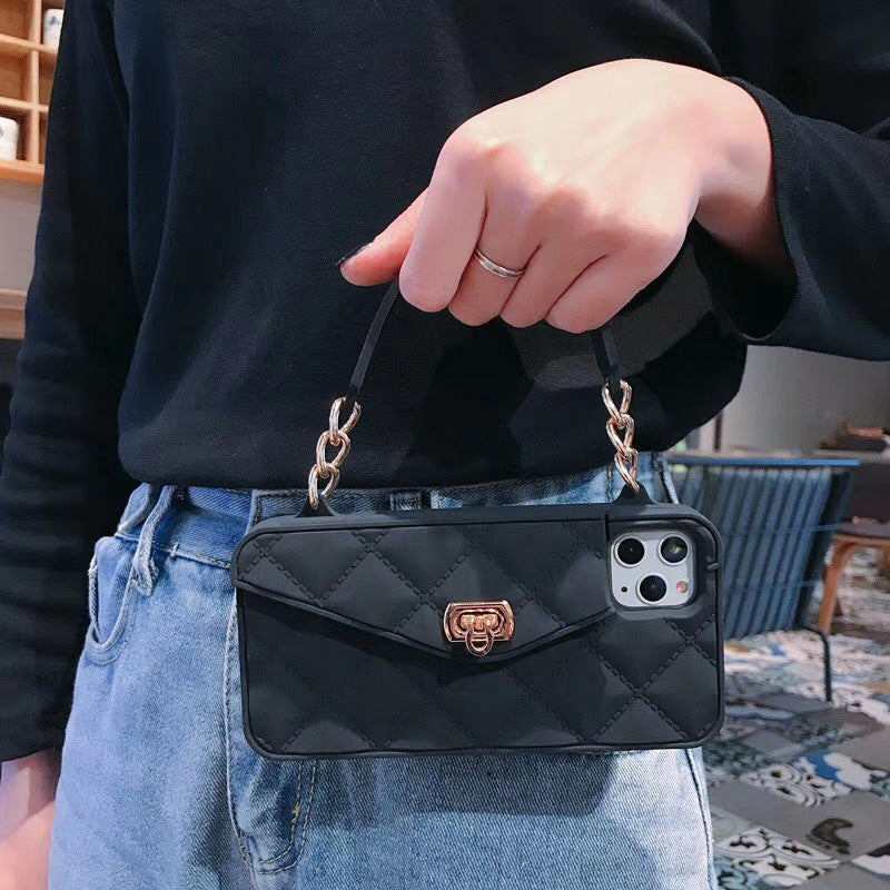 Chic Chain Strap Handbag Phone Case