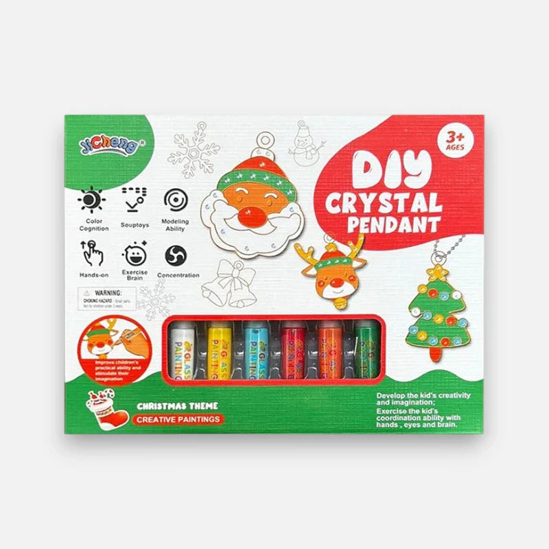 SparkleCraft™ - DIY Crystal Pendant Painting Kit for Creative Jewelry