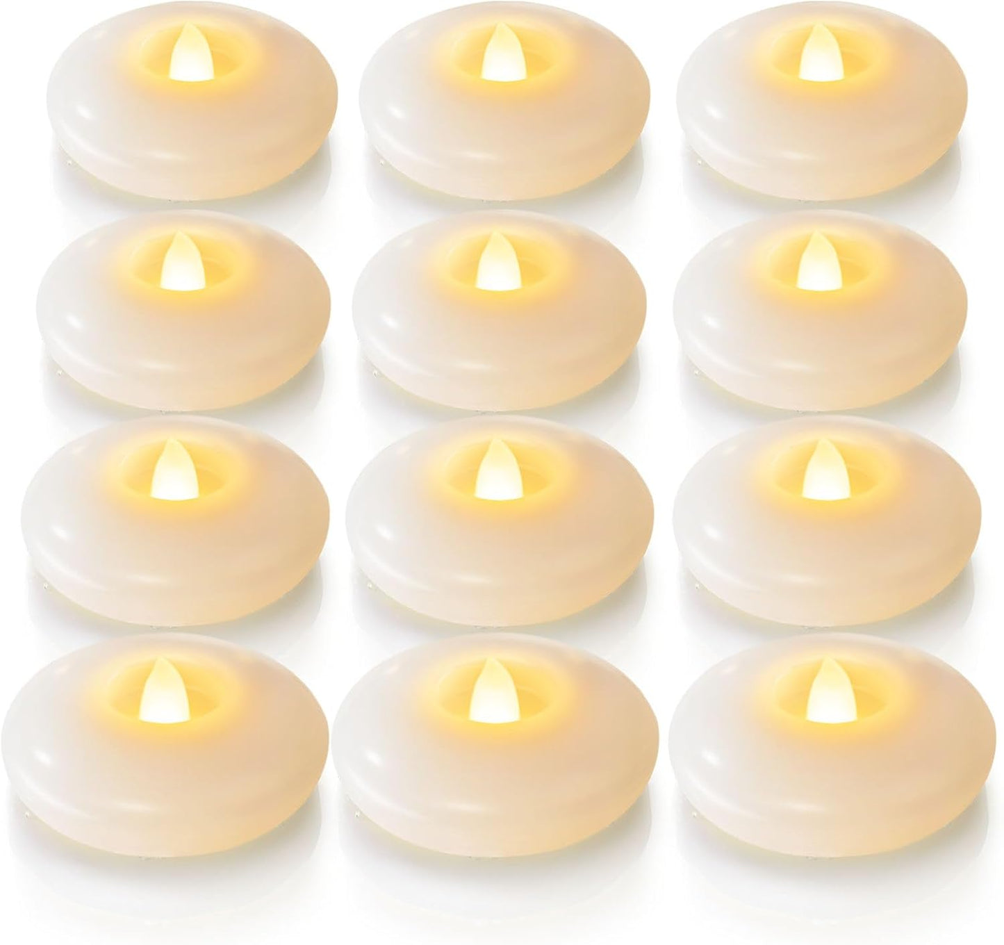LumiGlow™ - Waterproof LED Floating Candles for Wedding Decor