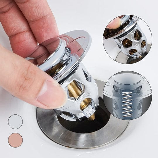 AquaSeal™ - Spring-Action Sink Stopper