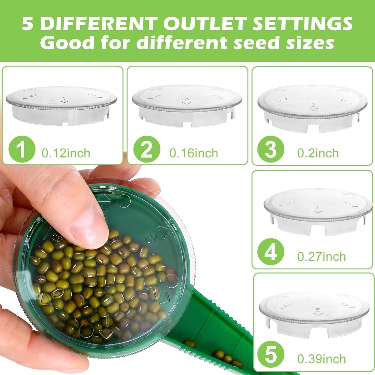 SeedAlign™ - Precision Planting Plugs for Even Garden Sowing