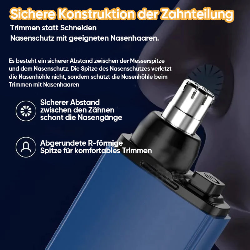 Compact Portable Nose Hair Trimmer for Easy Grooming On-The-Go