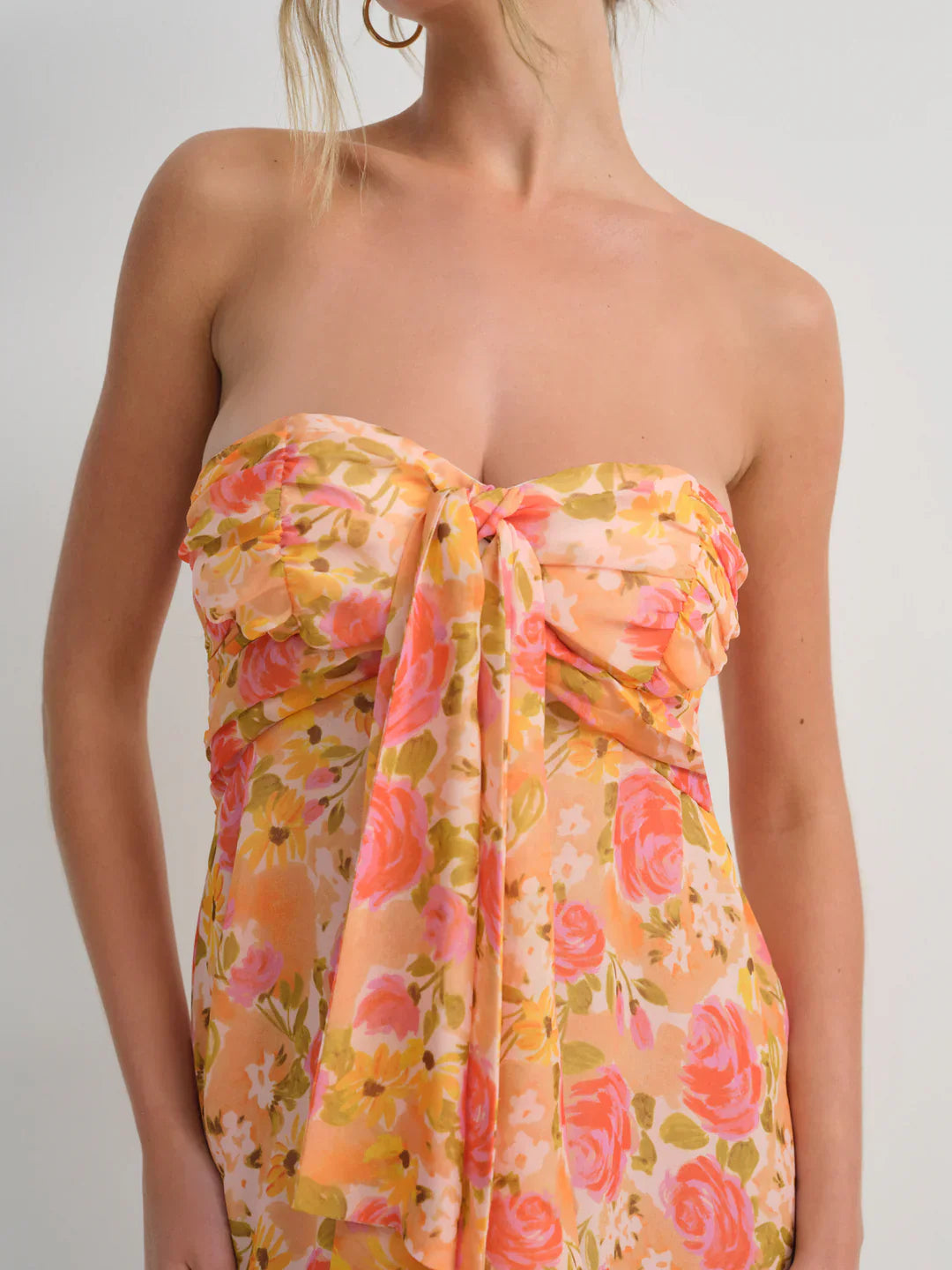 Flowing Floral Bohemian Maxi Dress