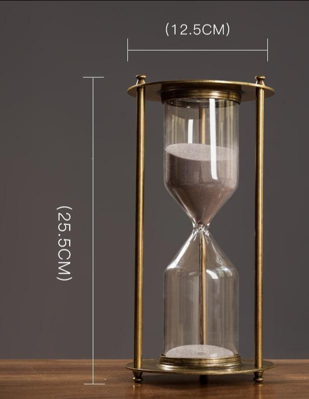 Sleek Modern Hourglass Decor