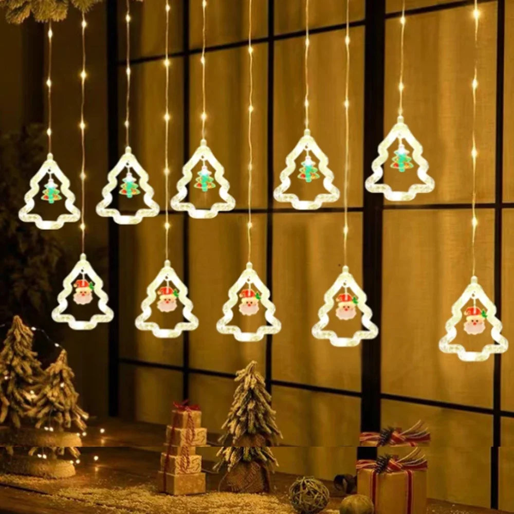 GlowJoy™ - Festive LED Christmas String Lights Decor
