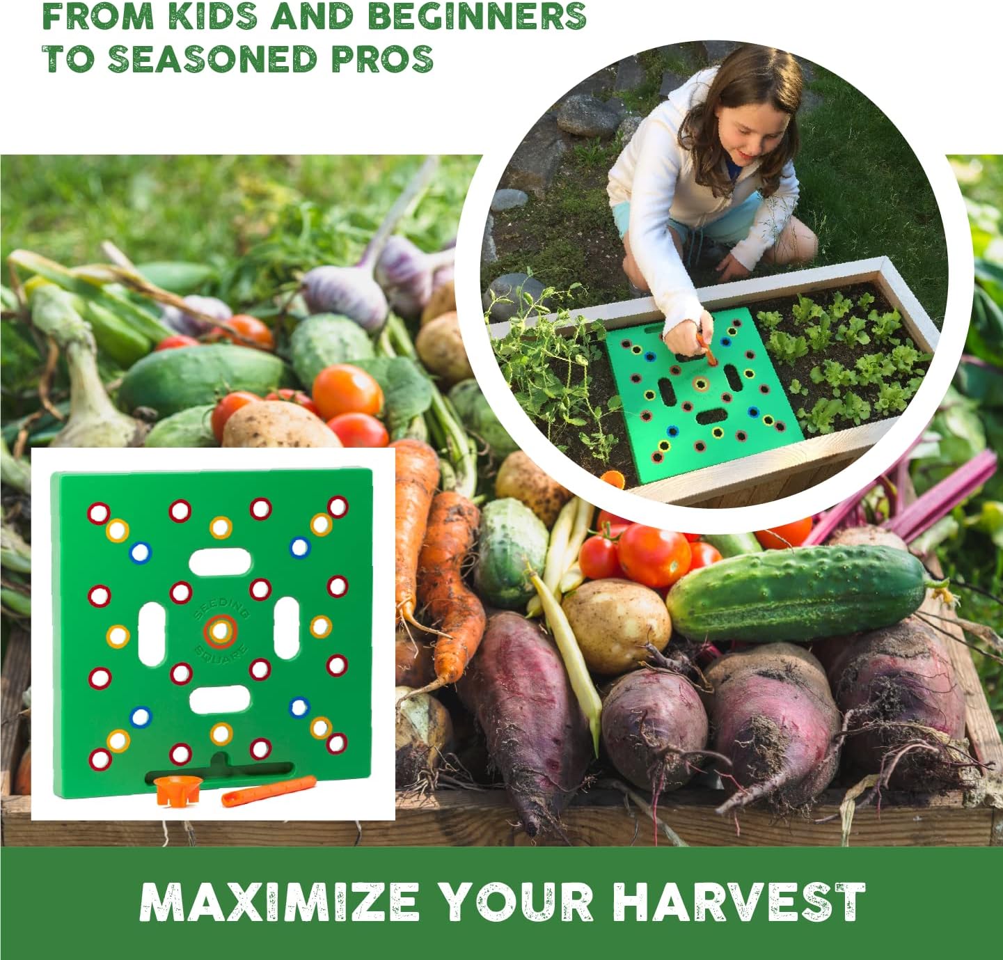 GrowSmart - Perfect Seed Spacing for Bigger, Healthier Harvests