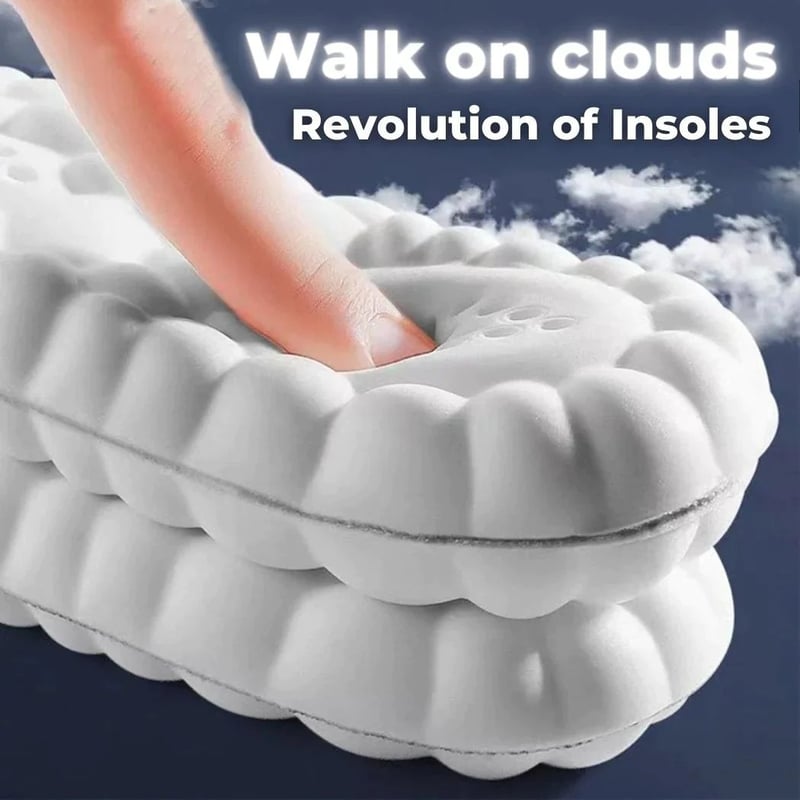 Super Soft 4D Cloud Memory Foam Insoles